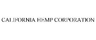 CALIFORNIA HEMP CORPORATION