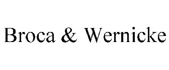 BROCA & WERNICKE