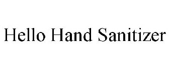 HELLO HAND SANITIZER