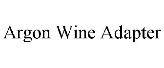 ARGON WINE ADAPTER