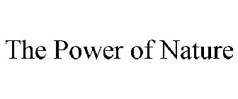 THE POWER OF NATURE
