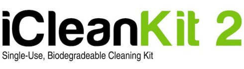 ICLEANKIT 2 SINGLE-USE, BIODEGRADABLE CLEANING KIT