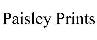 PAISLEY PRINTS