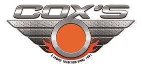 COX'S A FAMILY TRADITION SINCE 1961