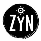 THE WORD ZYN ENCLOSED IN A CIRCLE