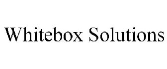 WHITEBOX SOLUTIONS