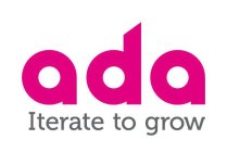 ADA ITERATE TO GROW