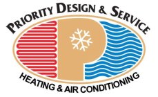 P PRIORITY DESIGN & SERVICE HEATING & AIR CONDITIONING