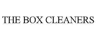 THE BOX CLEANERS