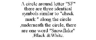 A CIRCLE AROUND LETTER 