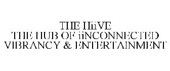 THE HIIVE THE HUB OF IINCONNECTED VIBRANCY & ENTERTAINMENT