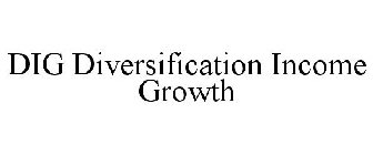 DIG DIVERSIFICATION INCOME GROWTH