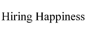 HIRING HAPPINESS