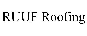 RUUF ROOFING