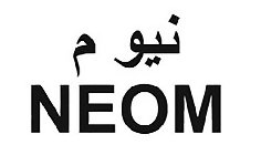 NEOM IN ENGLISH AND ARABIC LETTERS