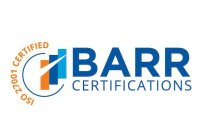 ISO 27001 CERTIFIED BARR CERTIFICATIONS