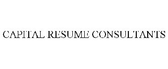 CAPITAL RESUME CONSULTANTS