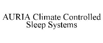 AURIA CLIMATE CONTROLLED SLEEP SYSTEMS
