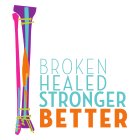 BROKEN HEALED BETTER STRONGER IN APPLICABLE FONTS BROKEN - NEUTRAFACE CONDENSED LIGHT HEALED - NEUTRAFACE CONDENSED MEDIUM STRONGER - NEUTRAFACE CONDENSED BOLD BETTER - NEUTRAFACE CONDENSED TITLING