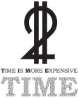 STYLIZED NUMBER 2, TIME IS MORE EXPENSIVE, TIME