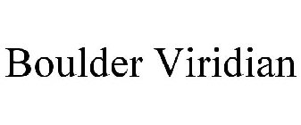 BOULDER VIRIDIAN