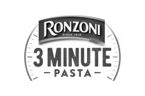 RONZONI SINCE 1915 3 MINUTE PASTA