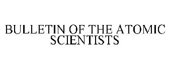BULLETIN OF THE ATOMIC SCIENTISTS