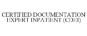 CERTIFIED DOCUMENTATION EXPERT INPATIENT (CDEI)