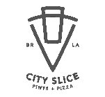 BR LA CITY SLICE PINTS + PIZZA