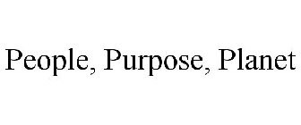 PEOPLE, PURPOSE, PLANET