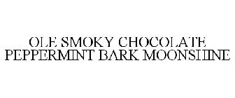 OLE SMOKY CHOCOLATE PEPPERMINT BARK MOONSHINE