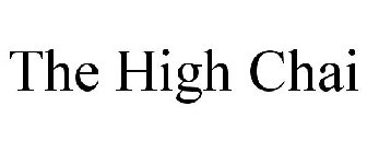 THE HIGH CHAI