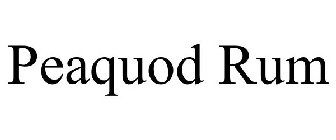 PEAQUOD RUM