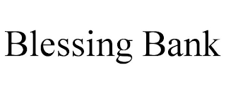 BLESSING BANK