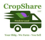 CROPSHARE LLC FRESH & LOCAL YOUR BLDG -WE FARM - YOU SELL