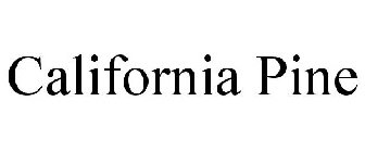 CALIFORNIA PINE