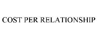 COST PER RELATIONSHIP