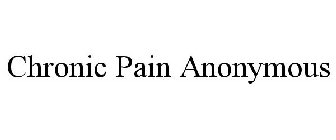 CHRONIC PAIN ANONYMOUS