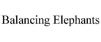 BALANCING ELEPHANTS