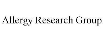 ALLERGY RESEARCH GROUP