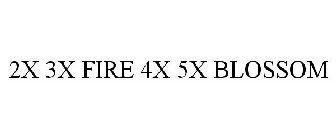 2X 3X FIRE 4X 5X BLOSSOM