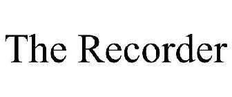 THE RECORDER