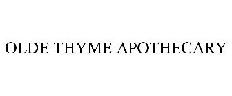 OLDE THYME APOTHECARY