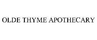 OLDE THYME APOTHECARY