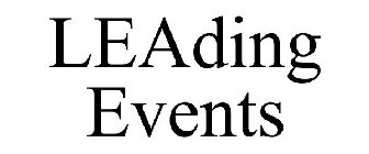 LEADING EVENTS