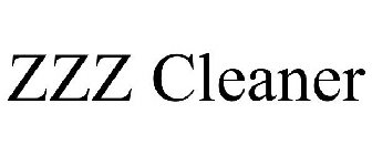ZZZ CLEANER