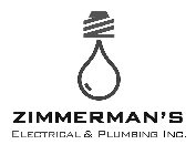 ZIMMERMAN'S ELECTRICAL & PLUMBING INC.