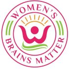 WOMEN'S BRAINS MATTER W