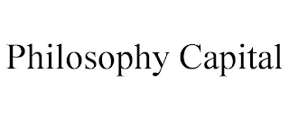 PHILOSOPHY CAPITAL