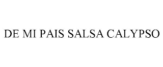 DE MI PAIS SALSA CALYPSO